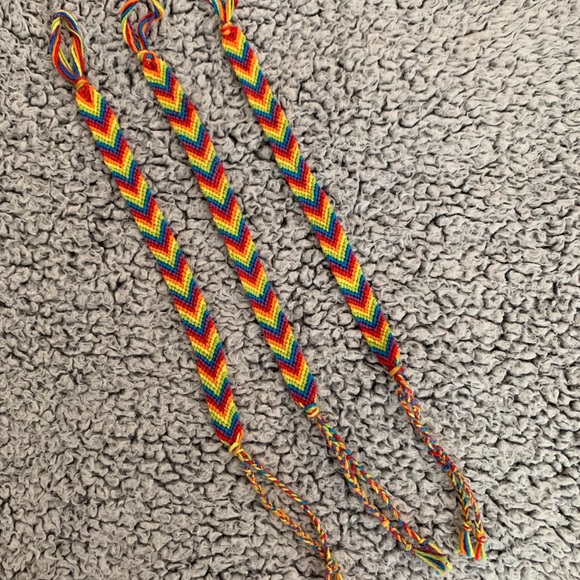 Jewelry Rainbow Chevron String Vsco Friendship Bracelet Poshmark